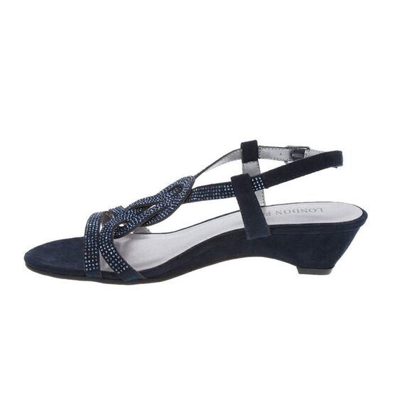 London Fog Women’s Sandals sz 6 Demi-Wedge NEW # Bag AA-29 - Picture 2 of 6